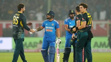 टी20 सीरीज के पहले मुकाबले में भारत ने ऑस्ट्रेलिया को दो विकेट से हराया