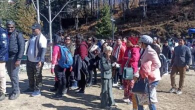 औली में जुटने लगी पर्यटकों की भीड़, दो जनवरी तक बुकिंग फुल 