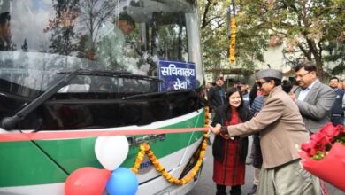 सचिवालय कार्मिकों के लिए इलेक्ट्रिक बस सेवा शुरू