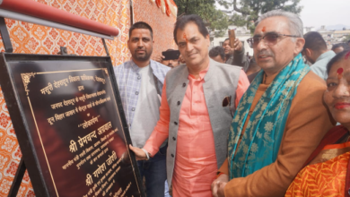 मसूरी विस में सेंट्रल पार्क का हुआ लोकार्पण, वेंडर जोन का भी शिलान्यास