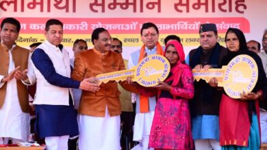 लाभार्थी सम्मेलन में 68.82 करोड़ की योजनाओं का लोकार्पण व शिलान्यास