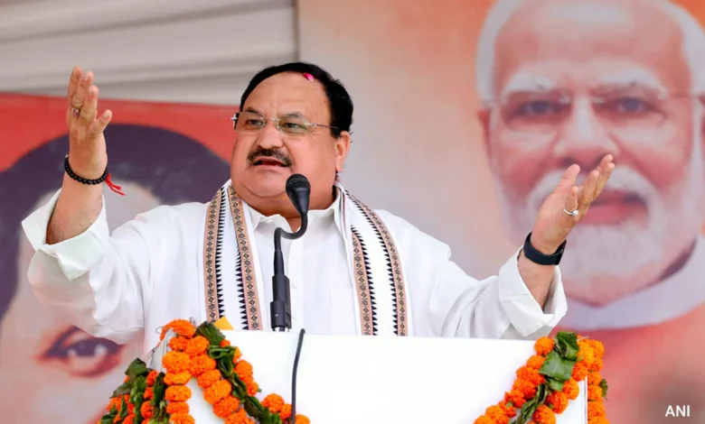भाजपा अध्यक्ष जे.पी नड्डा ने कांग्रेस पर बोला हमला भाजपा अध्यक्ष जे.पी नड्डा ने कांग्रेस पर बोला हमला