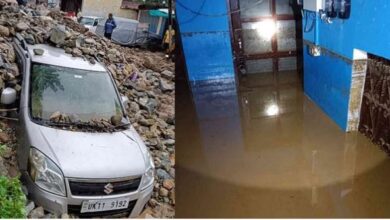 उत्तराखंड में बारिश ने बरपाया कहर- कहीं उफान पर पहुंचे नदी- नाले, तो कहीं मलबे में दबे मकान 